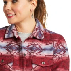Ariat® Ladies REAL Shacket Tucson Stripe Shirt Jacket 10037455 -Ariat Style F21 WMS WEST 10037455 detail01