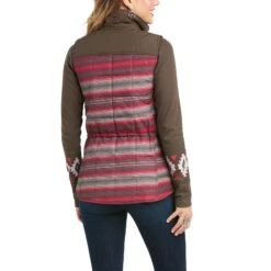 Ariat Ladies REAL Crius Serape Concealed Carry Full Zip Vest 10037468 -Ariat Style F21 WMS WEST 10037468 back