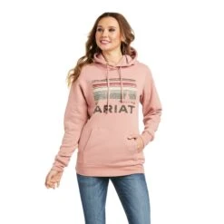 Ariat Women's R.E.A.L.™ Ash Rose Graphic Logo Hoodie 10037580