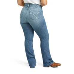 Ariat Ladies R.E.A.L.™ Perfect Rise Karen Straight Leg Jeans 10037686 -Ariat Style F21 WMS WEST 10037686 back plus