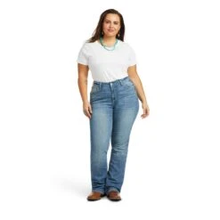 Ariat Ladies R.E.A.L.™ Perfect Rise Karen Straight Leg Jeans 10037686 -Ariat Style F21 WMS WEST 10037686 detail01 plus