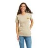 Ariat® Ladies Rising Sun Oatmeal Heather T-Shirt 10037797