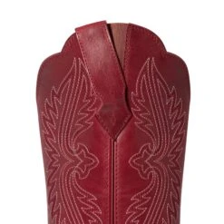 Ariat Ladies Heritage R Toe Rosy Red StretchFit Western Boots 10038433 -Ariat Style F21 WMS WEST 10038433 detail01
