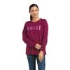 Ariat® Women's Rebar CottonStrong™ Purple Long Sleeve T-Shirt 10037435
