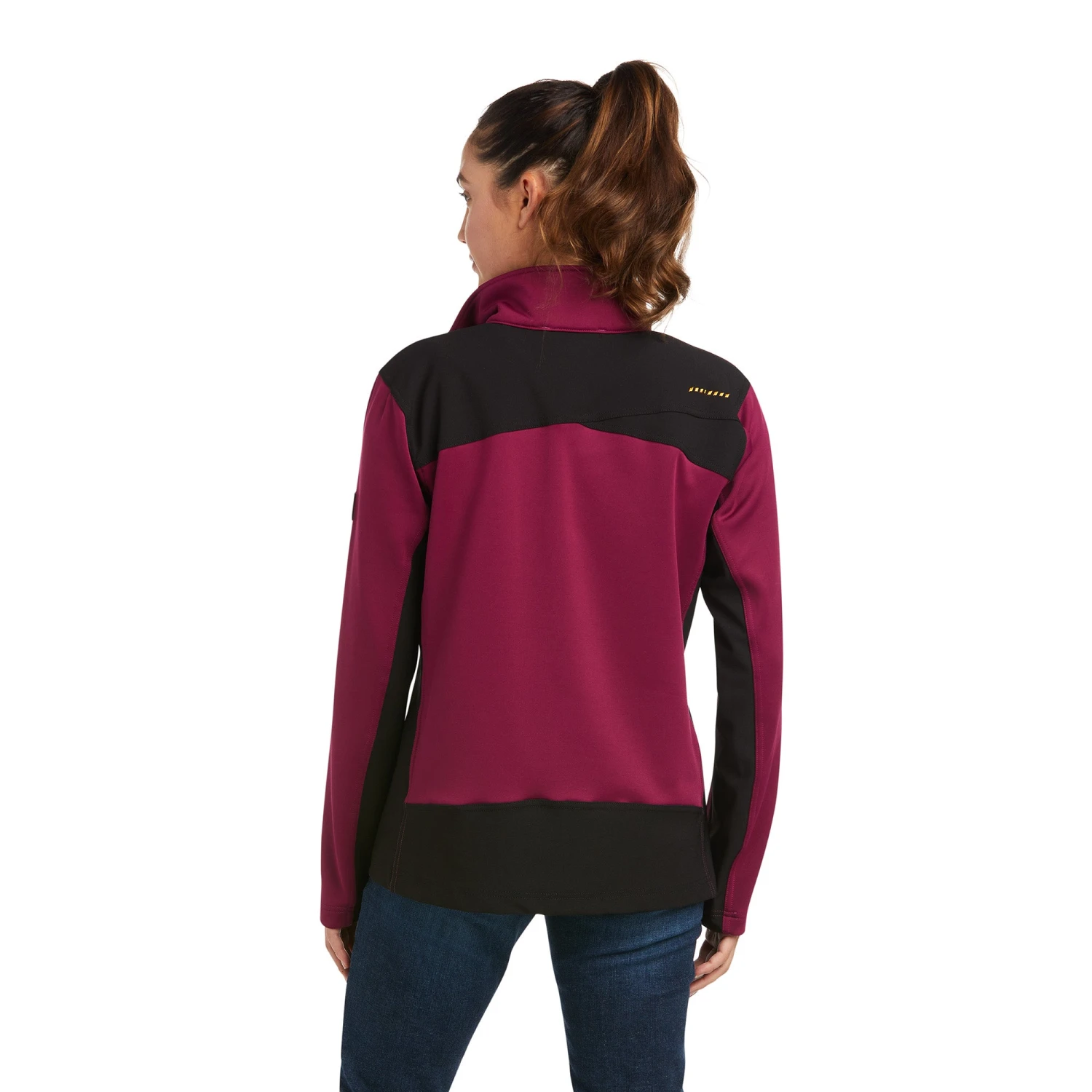 Ariat® Ladies Rebar Dri-Tek DuraStretch™ Purple Fleece Jacket 10037601 2 Ariat® Ladies Rebar Dri-Tek DuraStretch™ Purple Fleece Jacket 10037601 - Image 2