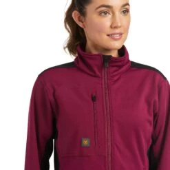 Ariat® Ladies Rebar Dri-Tek DuraStretch™ Purple Fleece Jacket 10037601 7 Ariat® Ladies Rebar Dri-Tek DuraStretch™ Purple Fleece Jacket 10037601 -Ariat Style F21 WMS WORK 10037601 detail04 1