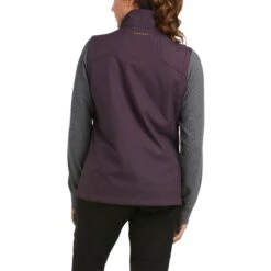 Ariat® Women's Rebar Stretch Plum Perfect Softshell Vest 10037625 9 Ariat® Women's Rebar Stretch Plum Perfect Softshell Vest 10037625 -Ariat Style F21 WMS WORK 10037625 back