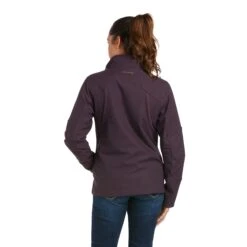 Ariat® Ladies Rebar Stretch Canvas Purple Softshell Jacket 10037661 -Ariat Style F21 WMS WORK 10037661 back