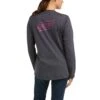 Ariat Women's Rebar Workman High Voltage Grey T-Shirt 10037707