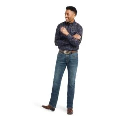 Ariat® Men's Giannis Carafe Classic Fit Button Down Shirt 10042371 -Ariat Style F22 MNS WEST 10042371 full