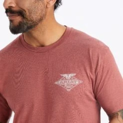 Ariat® Men's Work Eagle Short Sleeve Red Clay T-Shirt 10042644 -Ariat Style F22 MNS WEST 10042644 detail01