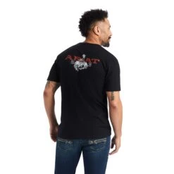 Ariat® Men's Bronc Buster Black T-Shirt 10042657