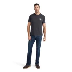 Ariat® Men's Wingspan Charcoal Heather T-Shirt 10042659 7 Ariat® Men's Wingspan Charcoal Heather T-Shirt 10042659 -Ariat Style F22 MNS WEST 10042659 full 11a0909c 2765 454b 8ea2 a5c5810cf6a2