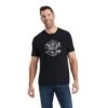 Ariat® Men's Camo Badge Black Graphic T-shirt 10042768