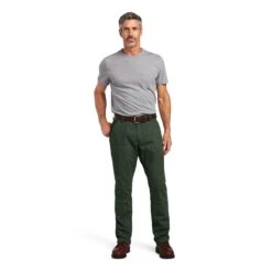 Ariat® Men's Rebar M4 DuraStretch™ Dark Sage Straight Leg Pants 10041082 11 Ariat® Men's Rebar M4 DuraStretch™ Dark Sage Straight Leg Pants 10041082 -Ariat Style F22 MNS WORK 10041082 full