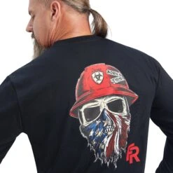 Ariat Men's FR Born For This Black Work T-Shirt 10041479 6 Ariat Men's FR Born For This Black Work T-Shirt 10041479 -Ariat Style F22 MNS WORK 10041479 detail02 ef5b648e d185 4421 8f6e 3efa0e322491