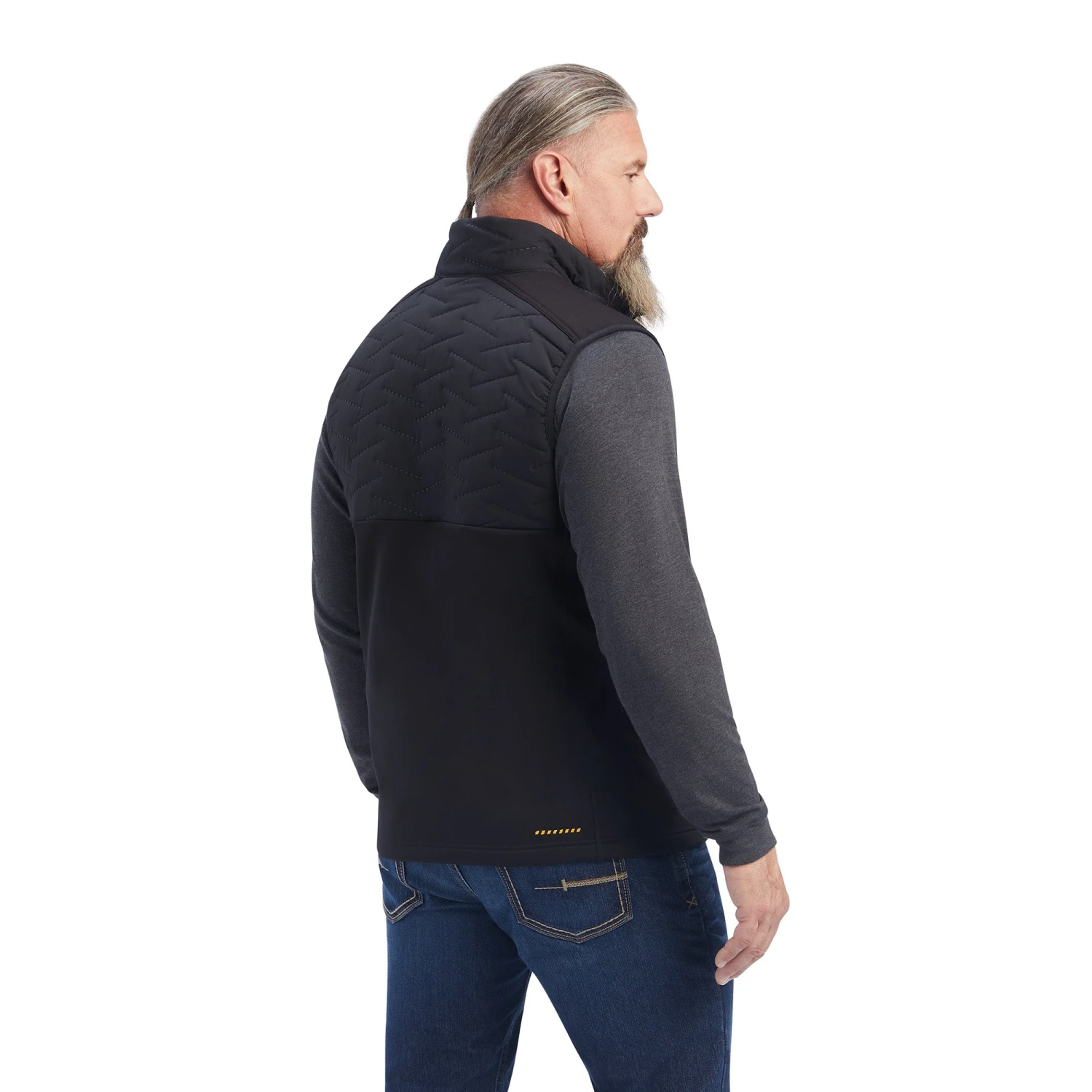 Ariat Men's Rebar Cloud 9 Insulated Black Vest 10041503 2 Ariat Men's Rebar Cloud 9 Insulated Black Vest 10041503 - Image 2