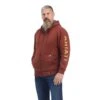 Ariat® Men's Rebar All Weather Cherry Mahogany Zip Hoodie 10041626