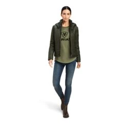 Ariat® Ladies Harmony Insulated Forest Mist Green Jacket 10041215 -Ariat Style F22 WMS ENGL 10041215 full