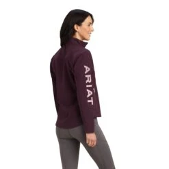 Ariat® Ladies New Team Softshell Mulberry Heather Jacket 10041279 -Ariat Style F22 WMS ENGL 10041279 back