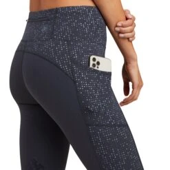 Ariat® Ladies E0S Lumina Knee Patch Tight Ebony Leggings 10041349 7 Ariat® Ladies E0S Lumina Knee Patch Tight Ebony Leggings 10041349 -Ariat Style F22 WMS ENGL 10041349 detail01