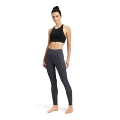 Ariat® Ladies E0S Lumina Knee Patch Tight Ebony Leggings 10041349 9 Ariat® Ladies E0S Lumina Knee Patch Tight Ebony Leggings 10041349 -Ariat Style F22 WMS ENGL 10041349 full
