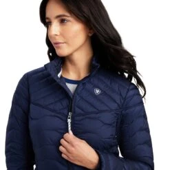 Ariat® Ladies Navy Eclipse Ideal Down Jacket 10041381 -Ariat Style F22 WMS ENGL 10041381 detail01