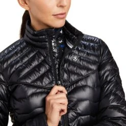 Ariat® Ladies IR Black Ideal Down Jacket 10041382 -Ariat Style F22 WMS ENGL 10041382 detail01
