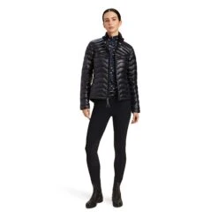 Ariat® Ladies IR Black Ideal Down Jacket 10041382 -Ariat Style F22 WMS ENGL 10041382 full