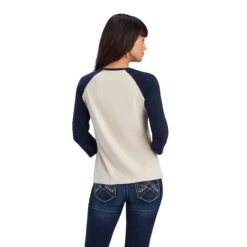 Ariat Ladies R.E.A.L.™ Sunrise Classic Beige T-Shirt 10041292 -Ariat Style F22 WMS WEST 10041292 back