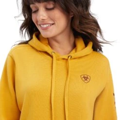 Ariat® Ladies R.E.A.L™ Logo Nugget Gold Hoodie 10041636 -Ariat Style F22 WMS WEST 10041636 detail01
