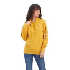 Ariat® Ladies R.E.A.L™ Logo Nugget Gold Hoodie 10041636