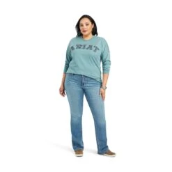 Ariat® Ladies R.E.A.L™ Oversized Arctic Shirt 10042148 -Ariat Style F22 WMS WEST 10042148 full plus