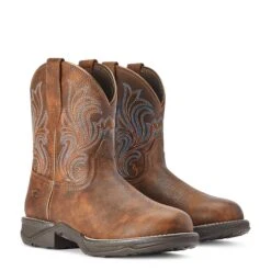 Ariat® Ladies Anthem Round Toe Copper Kettle Shorties 10042422 -Ariat Style F22 WMS WEST 10042422 pair