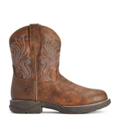 Ariat® Ladies Anthem Round Toe Copper Kettle Shorties 10042422 -Ariat Style F22 WMS WEST 10042422 side1