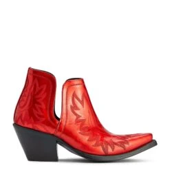 Ariat® Ladies Dixon Queen Of Hearts Print Western Booties 10042455 -Ariat Style F22 WMS WEST 10042455 side