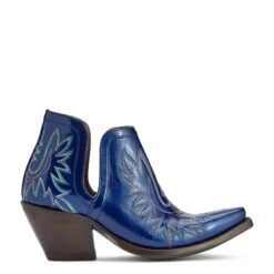 Ariat® Ladies Dixon Sin City Blue Western Booties 10042457 -Ariat Style F22 WMS WEST 10042457 side