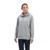 Ariat® Ladies Rebar Skill Set 1/2 Zip Grey Pullover Hoodie 10041598