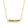 Montana Silversmiths® Women's Fearless Faith Bar Necklace FFNC5061
