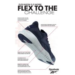 Reebok Men's Flexagon 3.0 Comp. Toe Navy Athletic Work Shoes RB4066 11 Reebok Men's Flexagon 3.0 Comp. Toe Navy Athletic Work Shoes RB4066 -Ariat Style Flexagon 3.0 rb4066 Tech Graphic