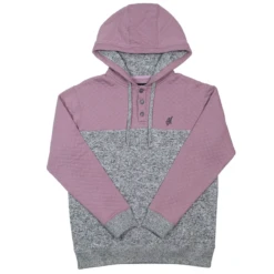Hooey® Ladies "Jimmy" Purple & GreyHoodie HH1202PLGY