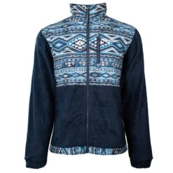 Hooey Men's Aztec Navy Tech Fleece Jacket HJ091NVAZ