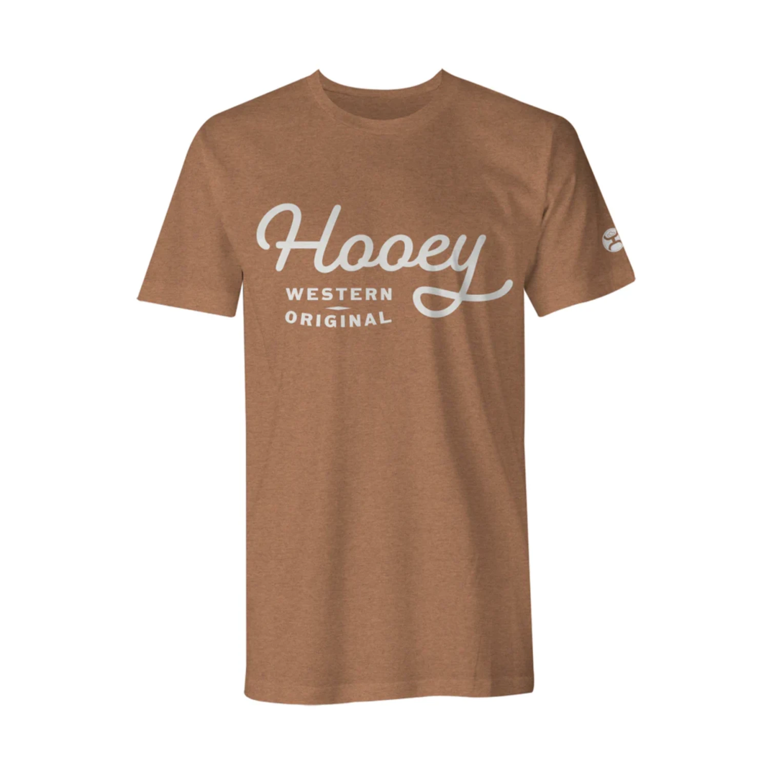 Hooey Men's OG Logo Graphic Sienna T-Shirt HT1566LTBR 1 Hooey Men's OG Logo Graphic Sienna T-Shirt HT1566LTBR