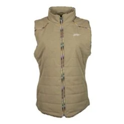 Hooey Ladies Tan With Serape AccentsVest HV082TN