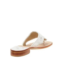 Jack Roger Ladies Slip On White Sandals 1219SN0001100-WHT -Ariat Style JR JacksFlatSandalWhite Wt Dcopy 500x 437b141e db00 4afc a1f3 ea7b0a57665e