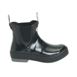 XTRATUF® Ladies Legacy Ankle Deck Black Rubber Boots LDBW-000 -Ariat Style LDBW 000 6