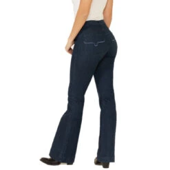 Kimes Ranch Ladies Lola Mid-Rise Trouser Dark Indigo Jeans LOLA-DI