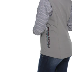 Cinch® Ladies Light Grey Bonded Vest MAV9882007 -Ariat Style MAV9882007d