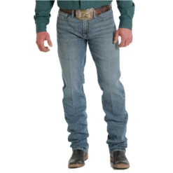 Kimes Ranch Cinch Denim® Men's Jessie Light Stone Indigo Jeans MB56638001 5 Kimes Ranch Cinch Denim® Men's Jessie Light Stone Indigo Jeans MB56638001 -Ariat Style MB56638001b