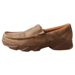 Twisted X Men's Bomber Brown Slip-On Crossover Moc Shoes MIE0001 -Ariat Style MIE0001 4